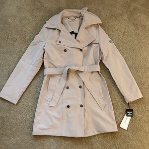 Calvin Klein Women's Blush Trench Coat